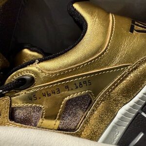 Gold Glitter Sneakers